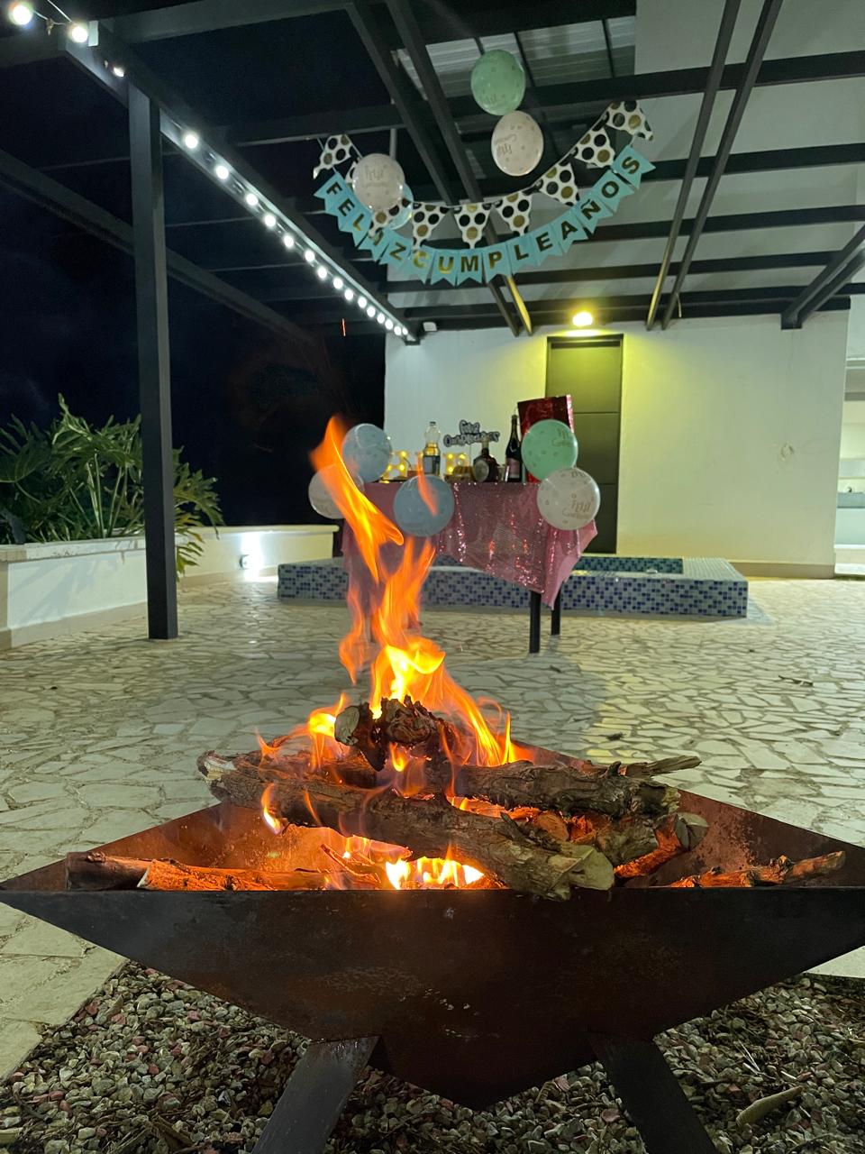 fogatero en lámina hr