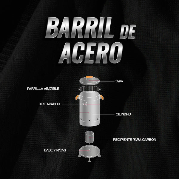 Barril en acero
